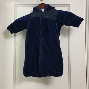 0-6 month unisex baby velvet Ralph Lauren bodysuit